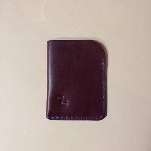 ScapeGrace Designs Slim One Slot Leather Wallet